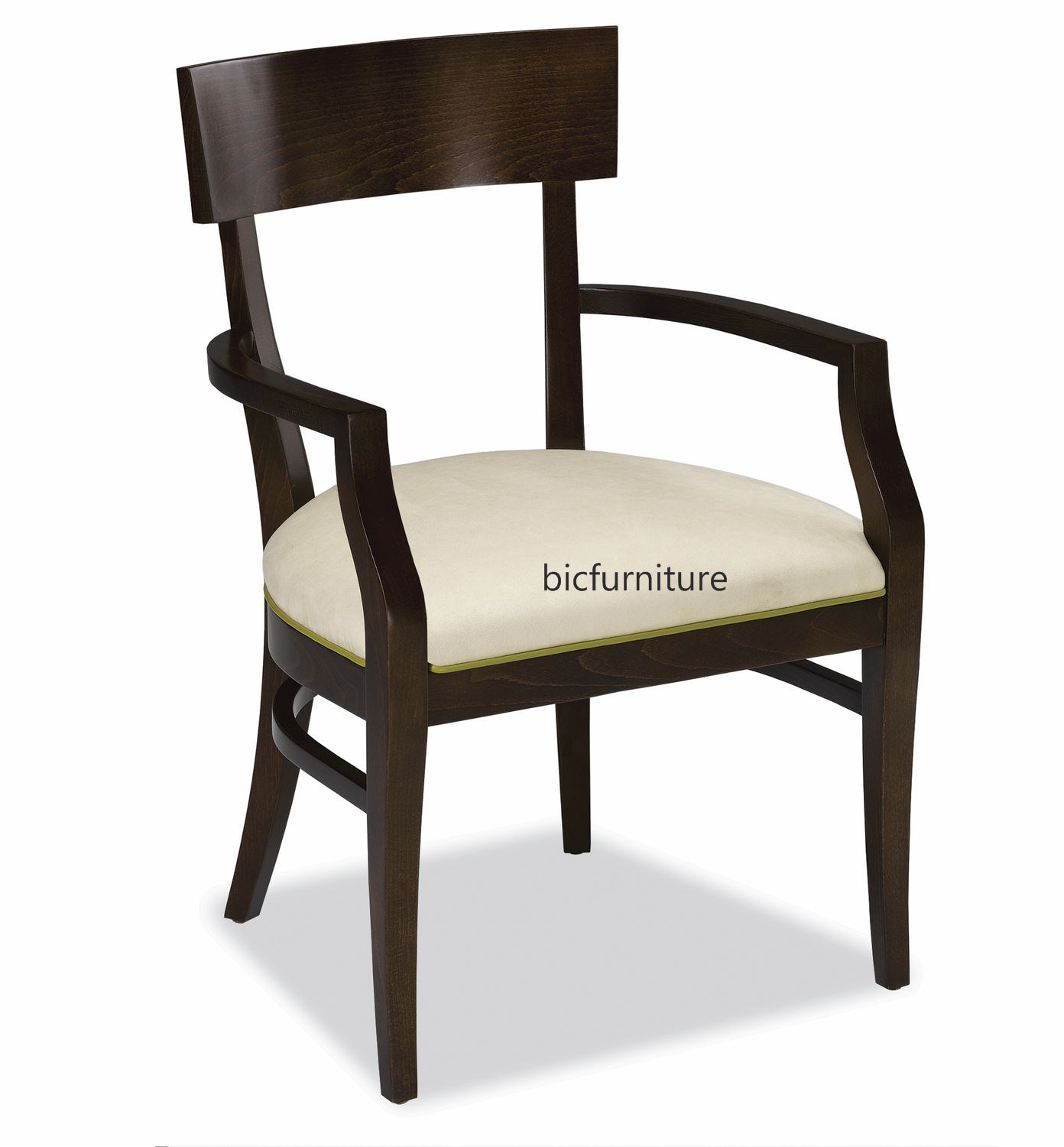 Sleek Teak Arm Chairs Ac 2 Details Bic Furniture India
