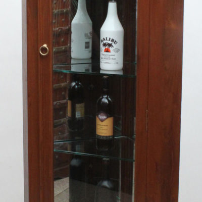 Corner Display Cabinet In Teak Wood