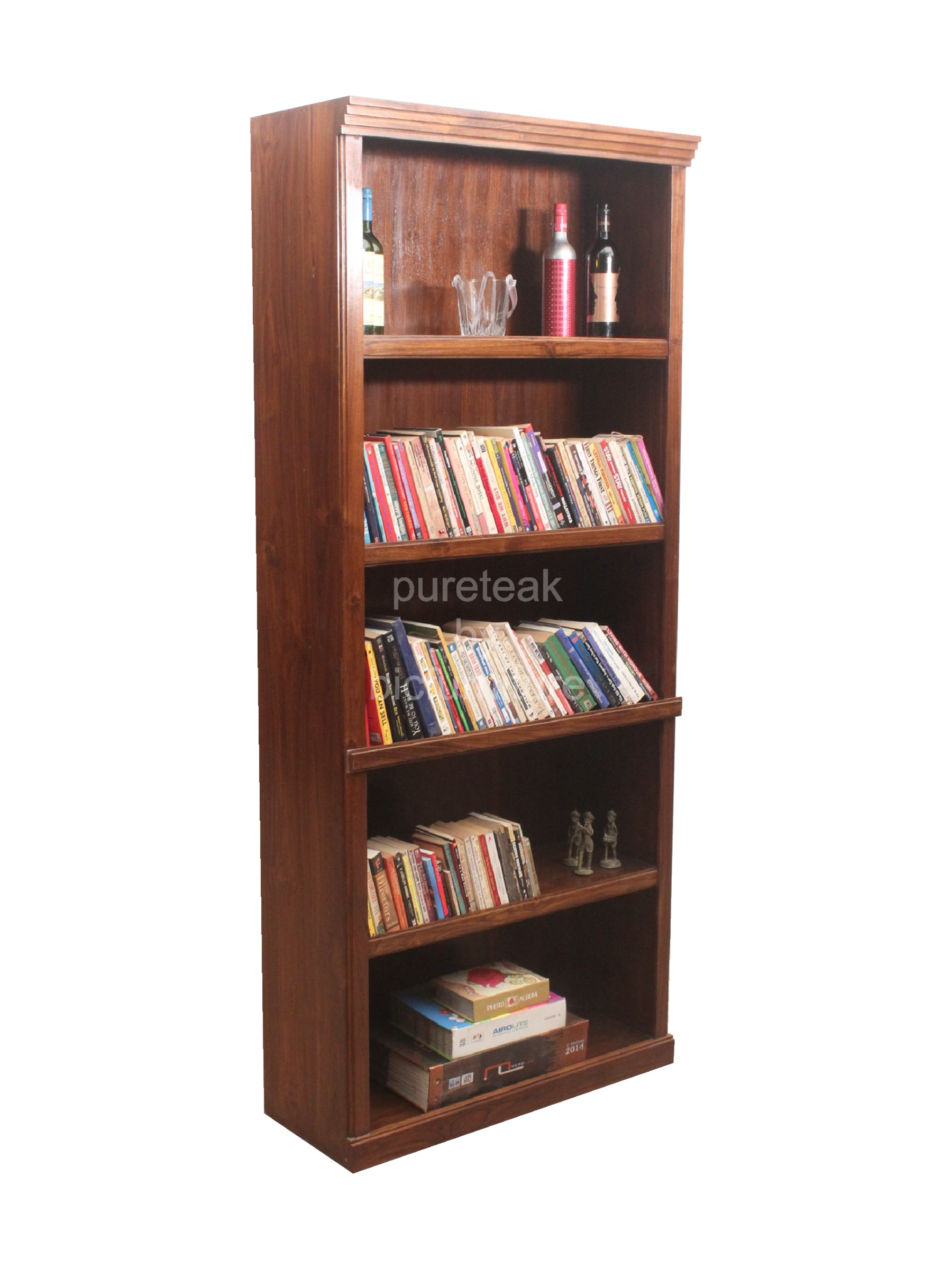 Teak Wood Book Shelves Bc 37 Details Bic Furniture India