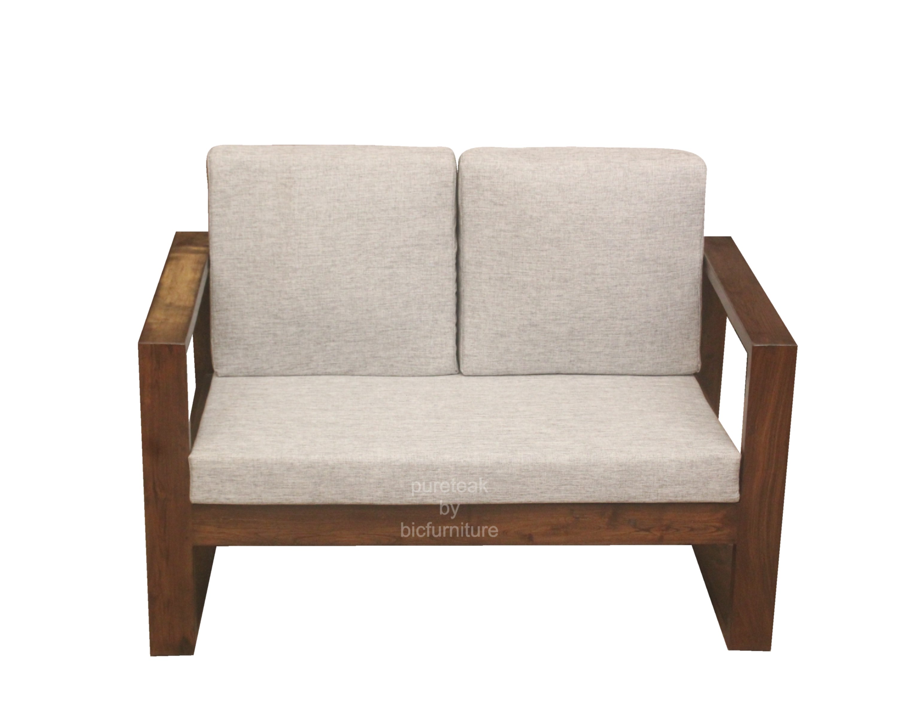 Wooden Sofa Set In Simple Design WS 67 Details BIC Furniture India