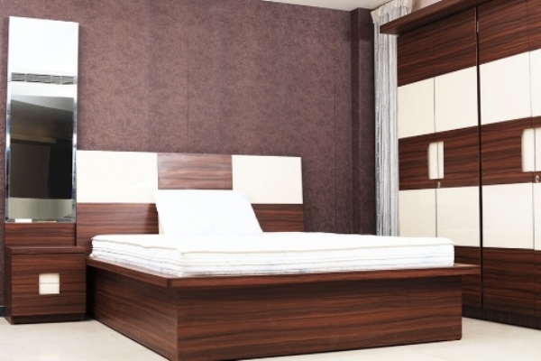 Laminate Bedroom Set In Combination Plywood Furniture In