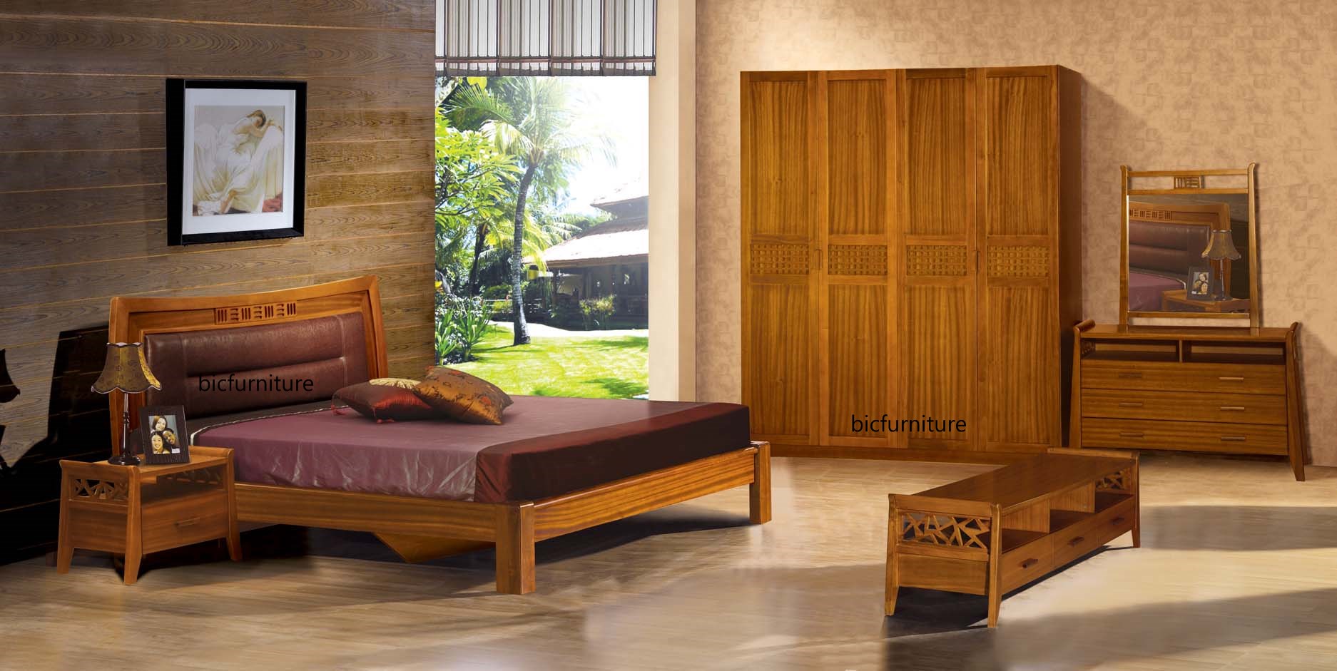 classic teak wood bedroom furniture