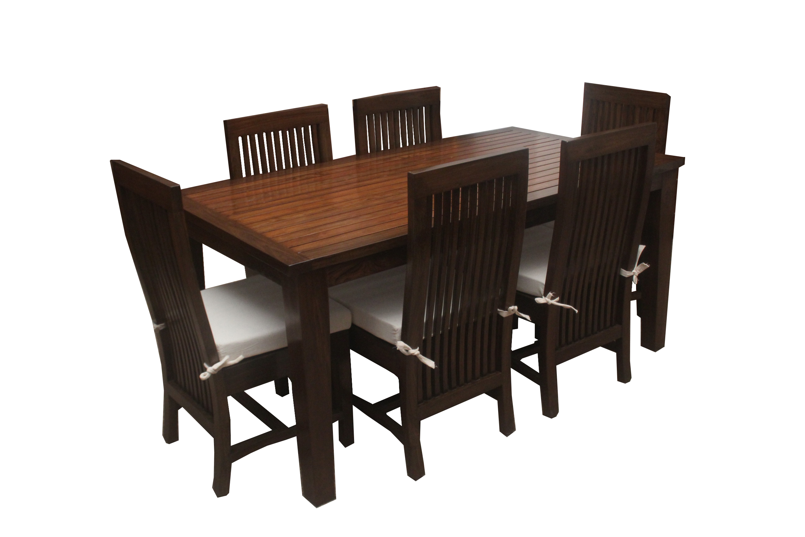 6 Seater Teakwood Dining Set Twd 104 Details Bic Furniture India