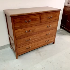 NATURAL FINISH TEAKWOOD CHEST OF DRAWERS | TEAKWOOD FURNITURE IN MUMBAI | CD80