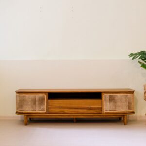 TEAKWOOD RATTAN TV CABINET | TV 197