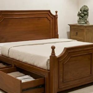 TEAK  BED | WOODEN BEDS | BED 117
